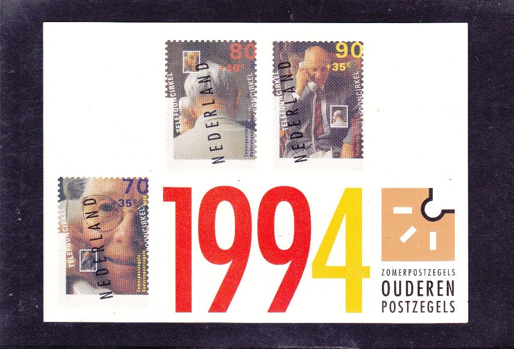 Bedankkaart Zomerzegels 1994 Fonds Ouderenzegels (387), Verzenden
