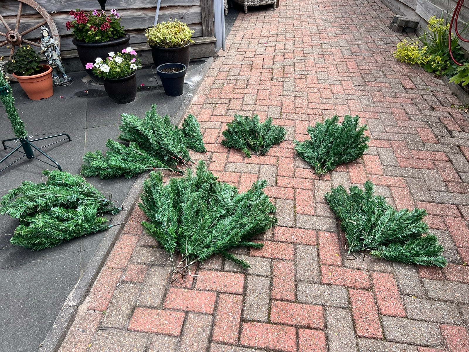 Kerstboom, Ophalen, Zo goed als nieuw