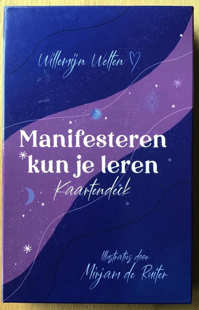 Manifesteren kun je leren kaartendeck - Willemijn Welten, Ophalen of Verzenden, Zo goed als nieuw, Tarot of Kaarten leggen, Overige typen