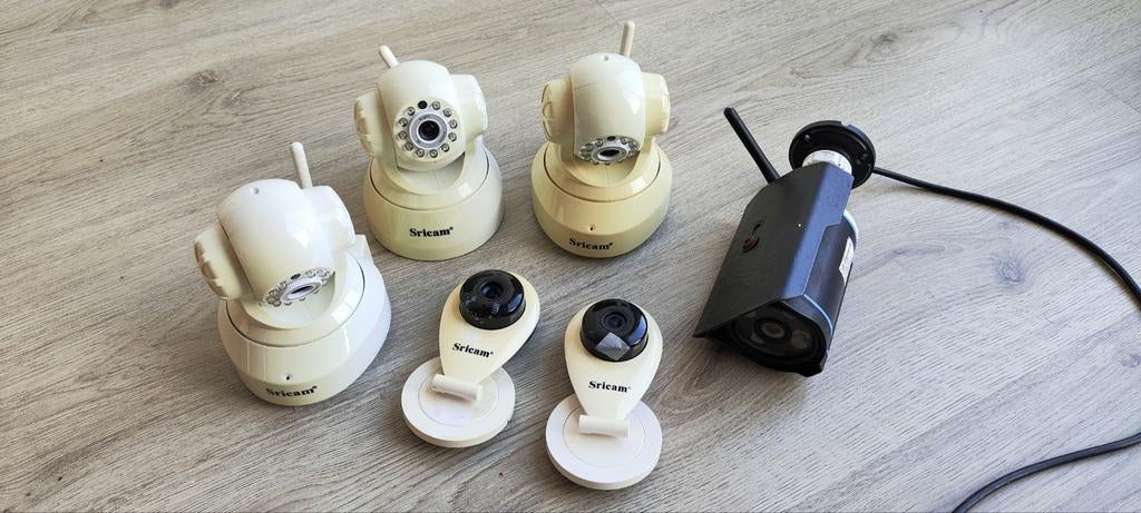 Sricam IP Camera Set: SP007, SP009, SP012 met ONVIF, Ophalen, Gebruikt, Binnencamera