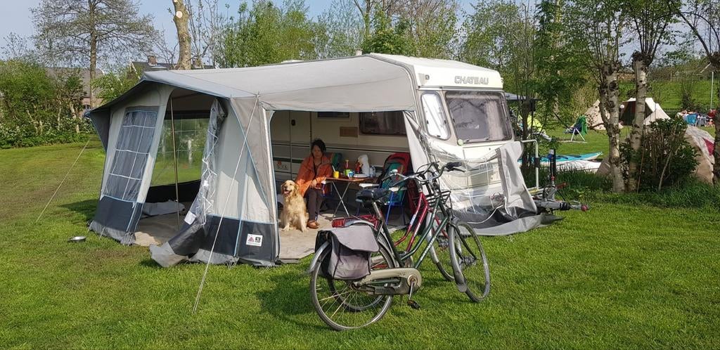 Chateau Cantara 380 Caravan compleet, met voortent en meer., Caravans en Kamperen, Omvormbare zithoek, Particulier, Tot en met 4