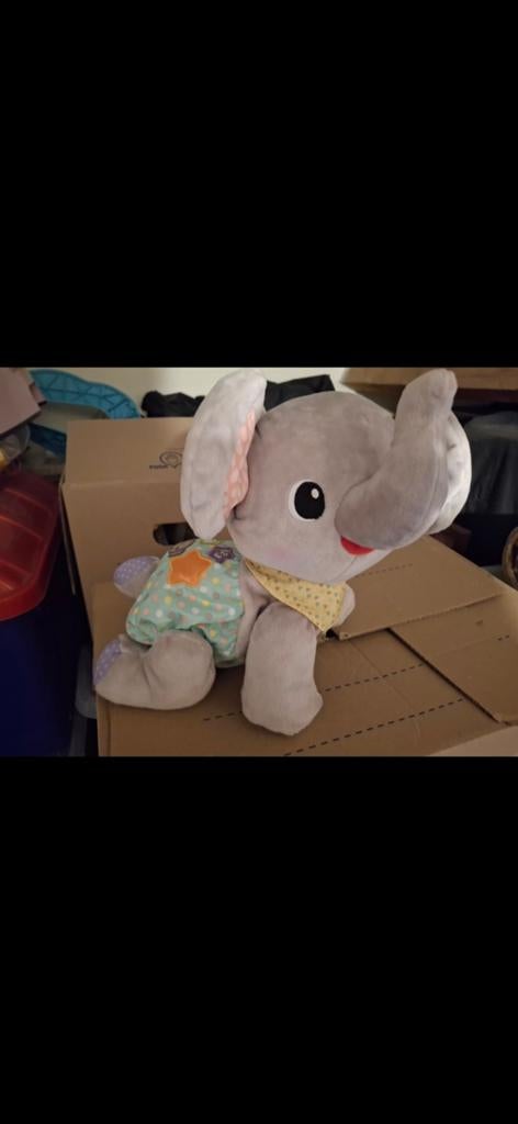 VTech Kruip & Leer Baby Olifant - Interactief Speelgoed, Ophalen, Zo goed als nieuw, Overige typen, Met licht