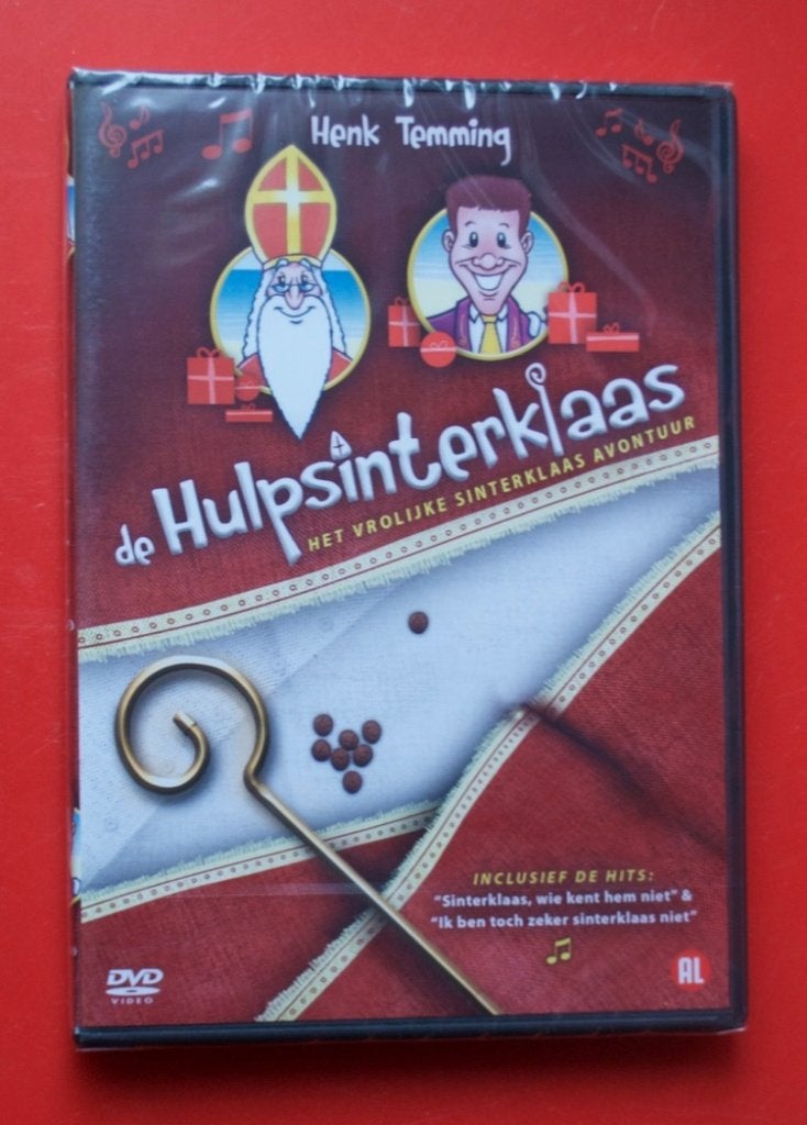 dvd De hulpsinterklaas Henk Temming Bram van der Vlugt ea, Seizoen 1, Alle leeftijden, Overige genres, Zo goed als nieuw