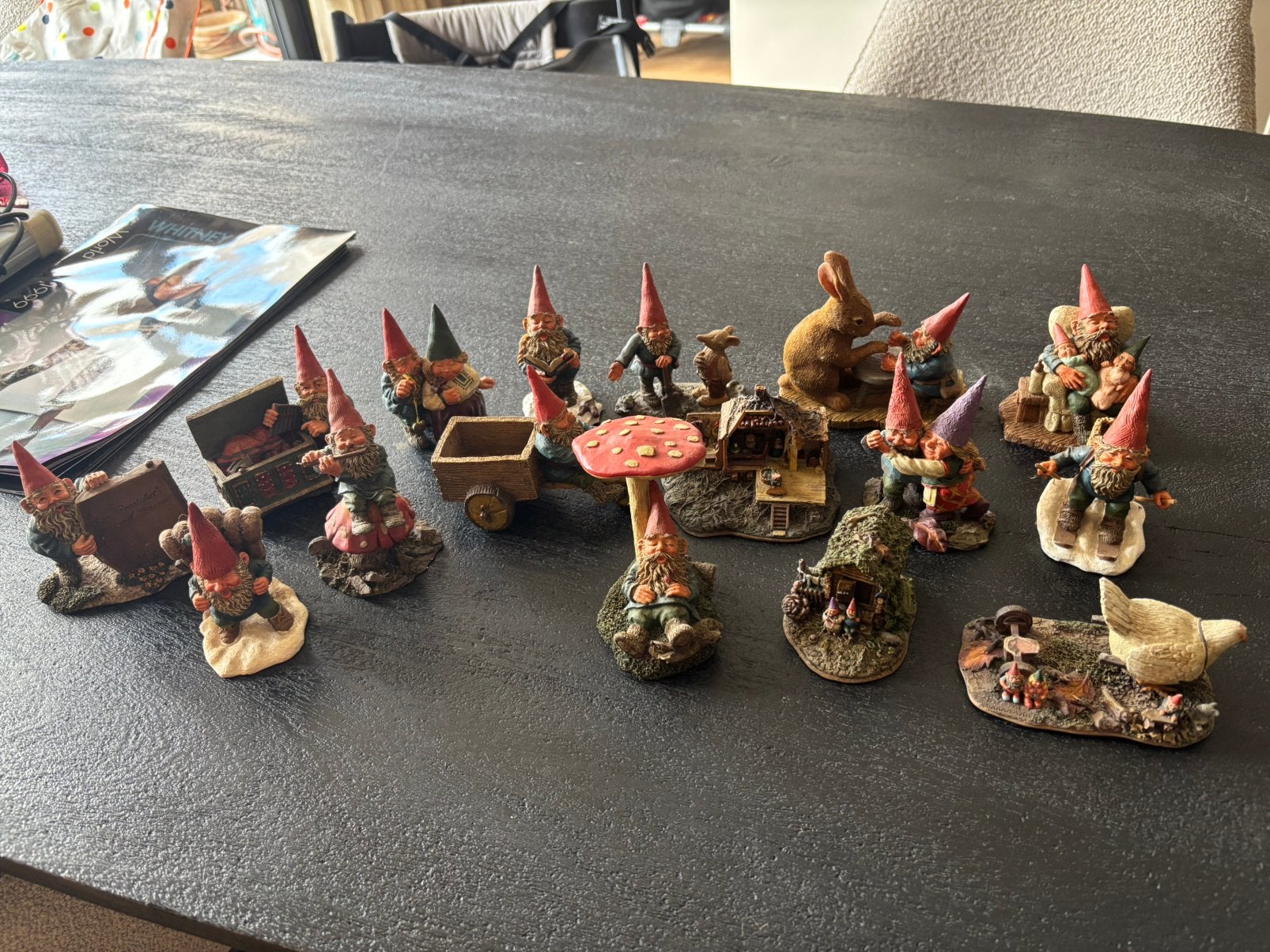 Lot Gnomes Rien Poortvliet By Egbert kabouters beeldjes, Verzamelen, Ophalen of Verzenden, Gebruikt, Overige typen