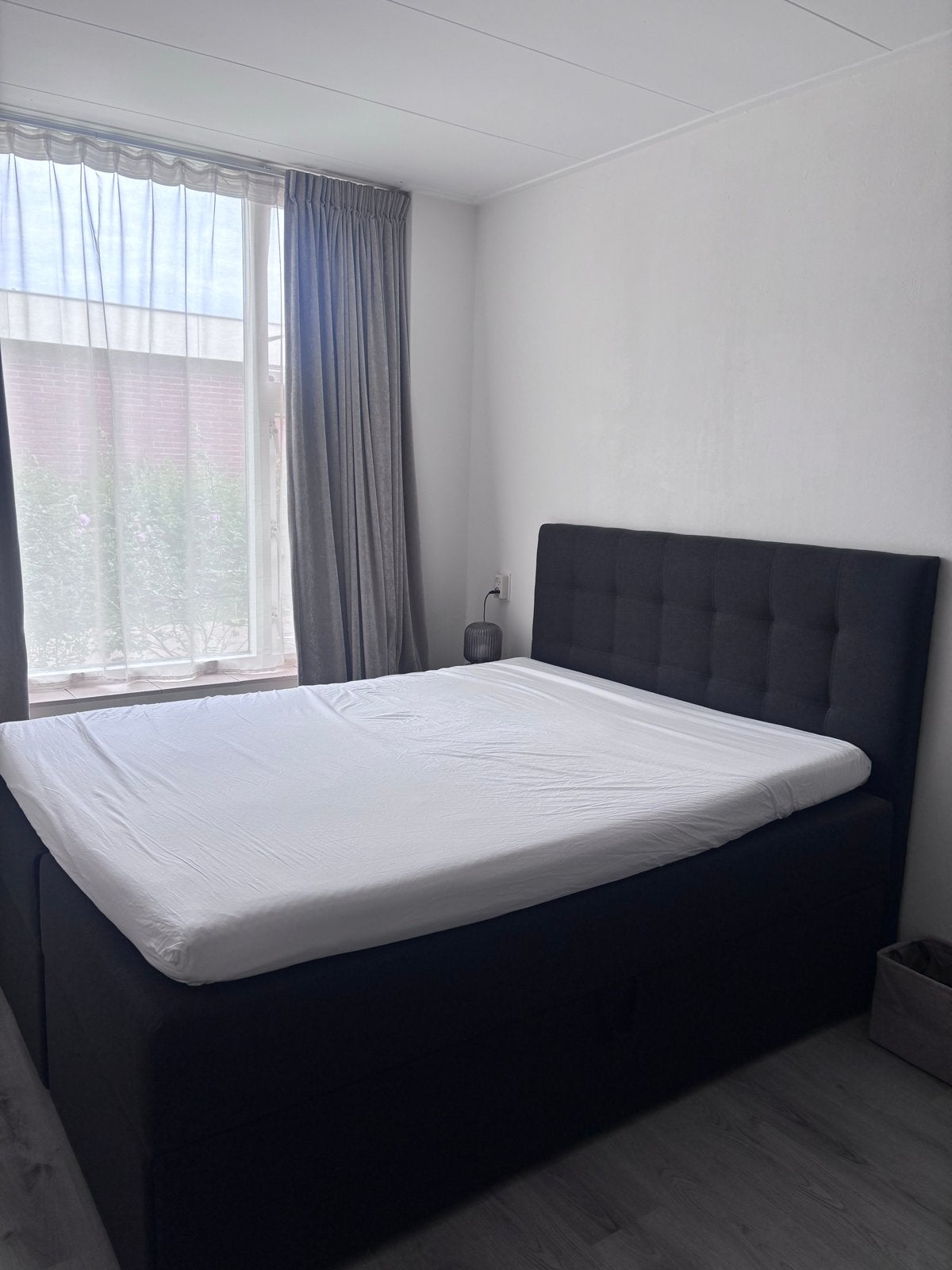 Jysk boxspring Gold C50 160x200 met opbergruimte + topper, Ophalen, Gebruikt, Zwart, Tweepersoons