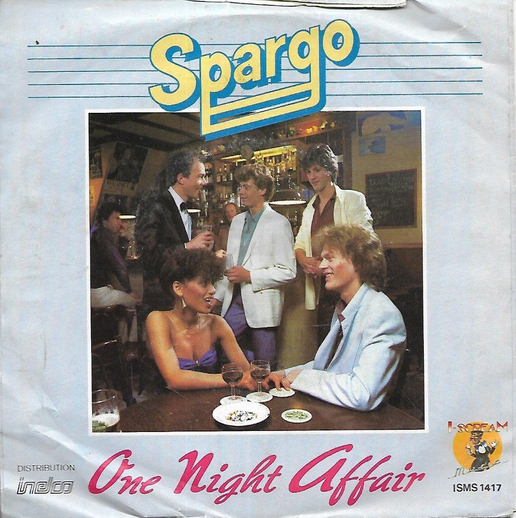 Spargo - One night affair, Ophalen of Verzenden, Gebruikt, 7 inch, Pop