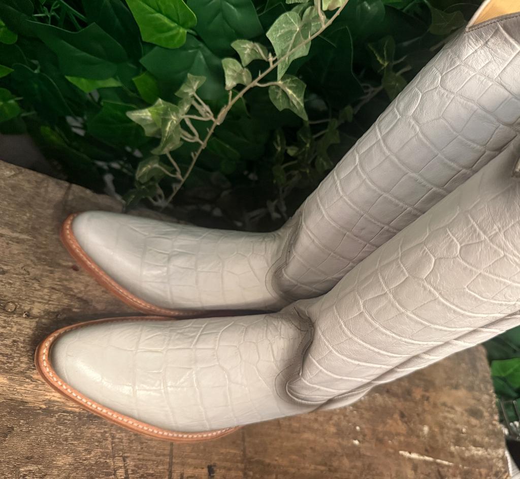 geweldig mooie volledig leren laarzen van Sendra maat 37, Wit, Nieuw, Ophalen of Verzenden, Sendra