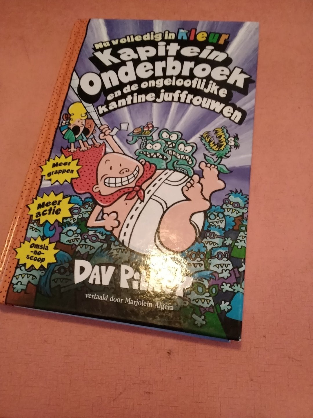 dav pilkey kapitein onderbroek en de ongelooflijke kantineju, Ophalen of Verzenden, Zo goed als nieuw