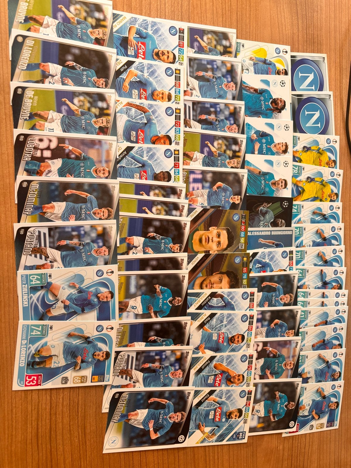 Voetbalplaatjes Napoli - Topps Match Attax, Verzamelen, Ophalen of Verzenden, Zo goed als nieuw, Buitenlandse clubs, Spelerskaart
