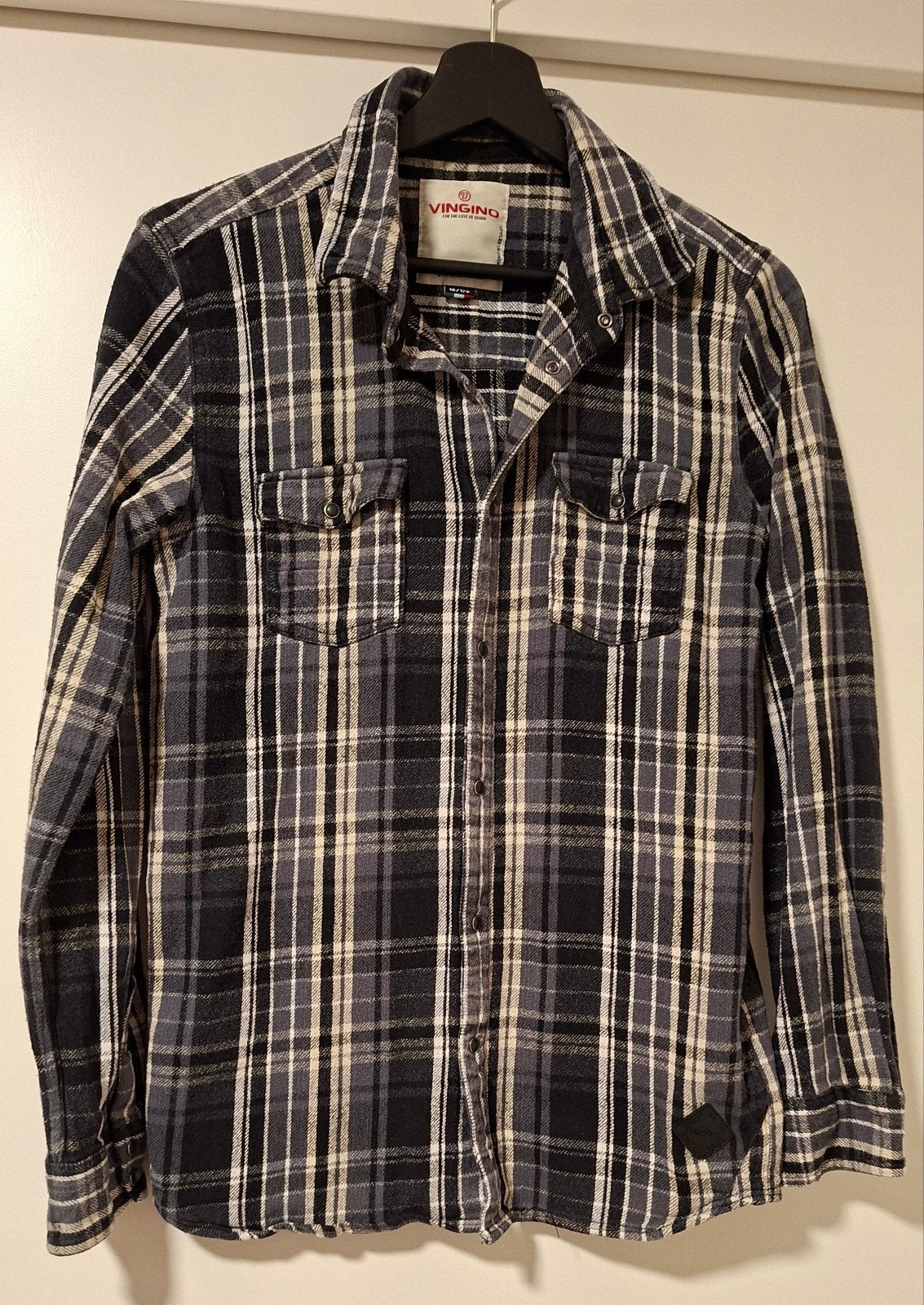 Vingino overhemd/overshirt,  maat 176 (16), Kinderen en Baby's, Overhemd of Blouse, Ophalen of Verzenden, Zo goed als nieuw, Vingino