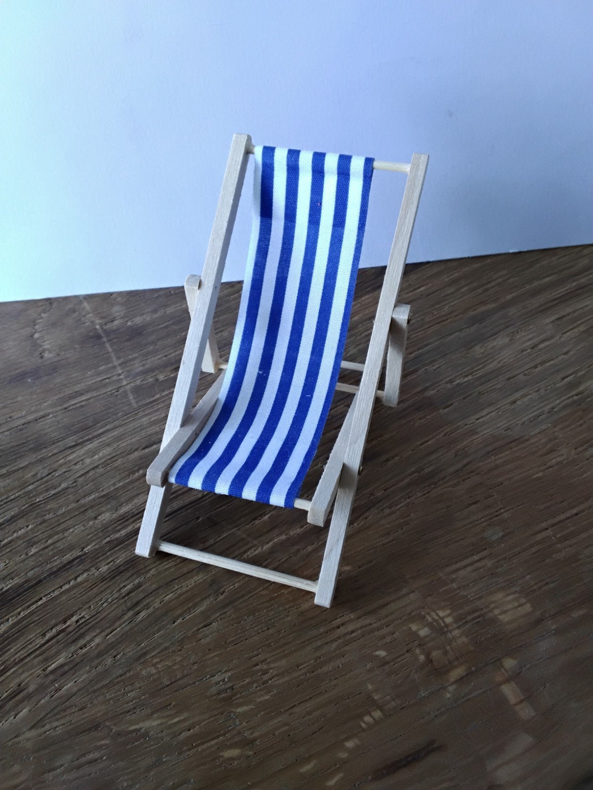 Strandstoel 1:12, Ophalen of Verzenden, Nieuw, Poppenhuis