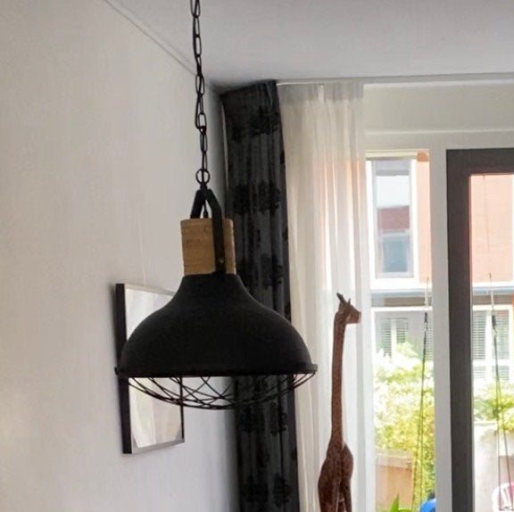 Hanglamp en staande lamp, Ophalen, Zo goed als nieuw