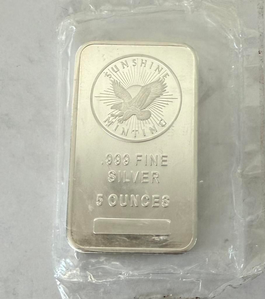 5oz zilver Sunshine Minting in Seal 999 zilver, Ophalen of Verzenden, Zilver