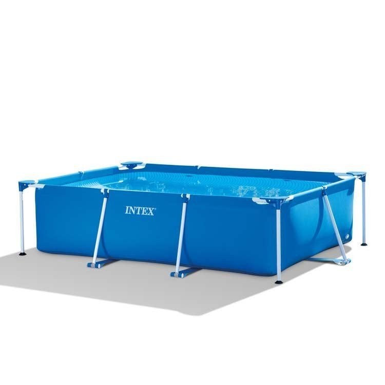 Intex Metal Frame - 220 x 150 x 60 cm, Ophalen, Minder dan 80 cm, Opzetzwembad, 200 tot 400 cm