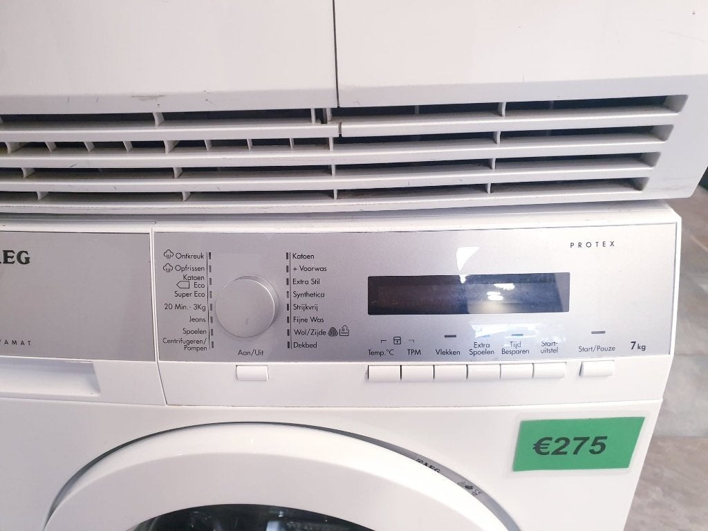 Wasmachine AEG 7KG️️️️️️️ ️️Lavamat A++ INC GARANTIE, Ophalen, Zo goed als nieuw, Voorlader, 85 tot 90 cm