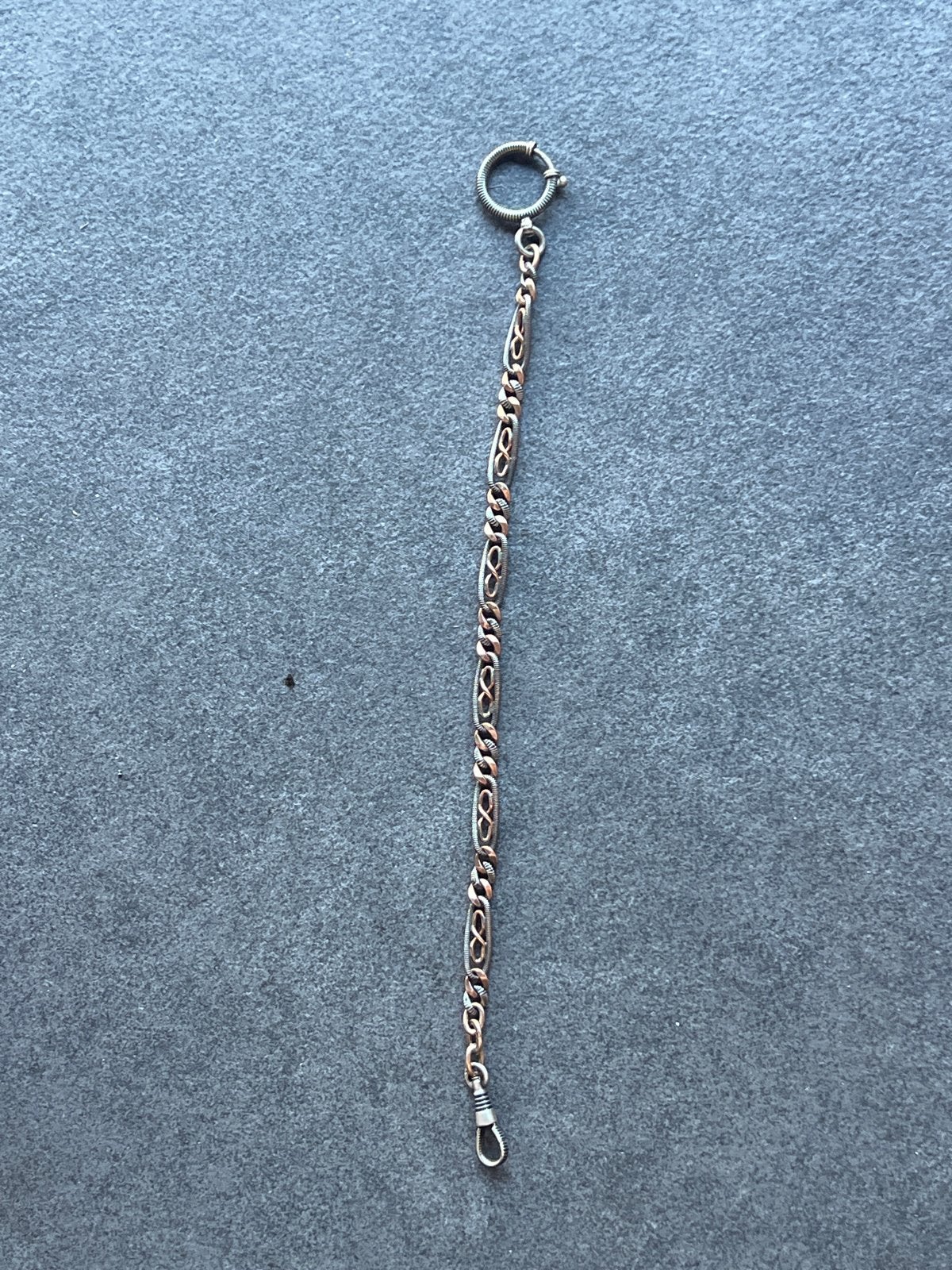 Antieke horlogeketting voor zakhorloge, Ophalen of Verzenden, Overige materialen, Verguld