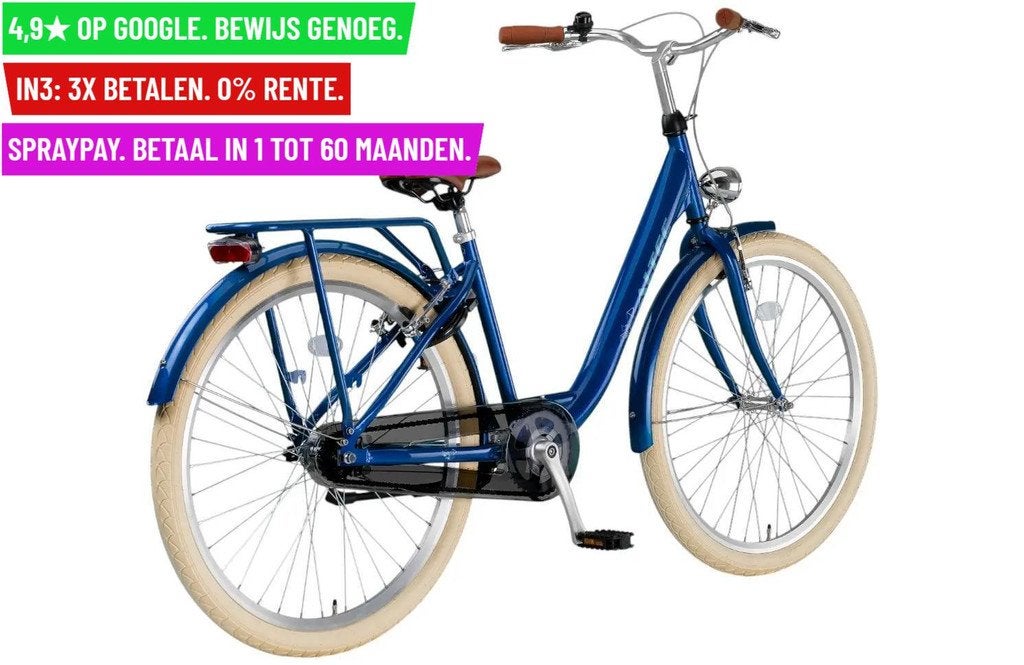+Altec Candy 26 inch Meisjesfiets Azure- Garantie/Levering, Overige merken, 9713 Bv Groningen, Nieuw, 56 cm of meer