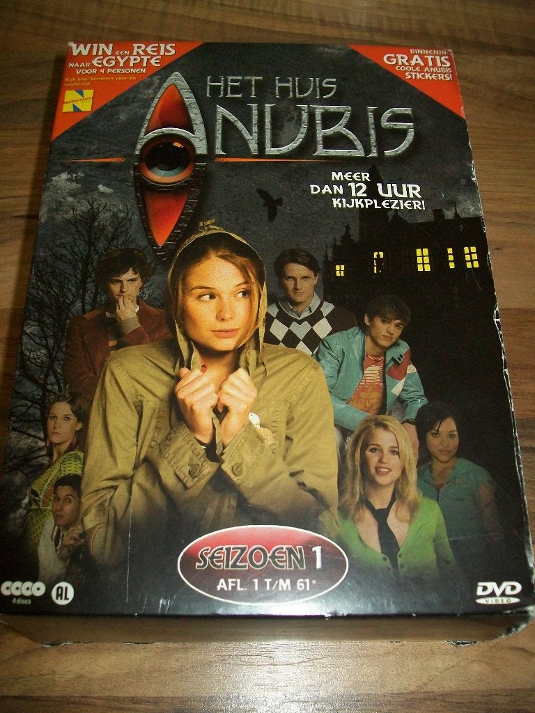 Huis Anubis seizoen 1 box 1 (afl. 1 t/m 61) in goede staat , Avontuur, Verzenden, Nederlands, Zo goed als nieuw