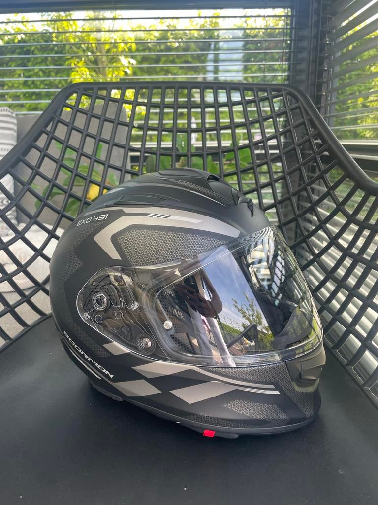 Motorhelm Scorpion EXO 491, Motoren, Overige merken, XS, Dames, Ophalen of Verzenden