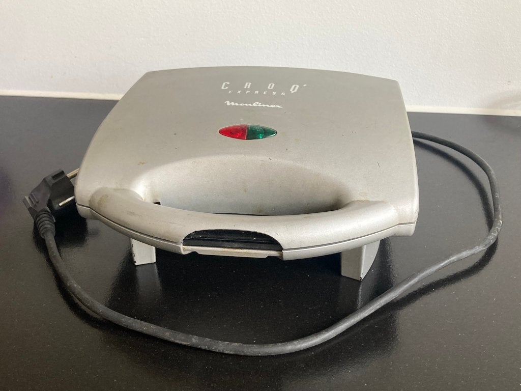 Moulinex tosti-ijzer (sluitclip ontbreekt), Witgoed en Apparatuur, Contactgrills, Ophalen, Gebruikt