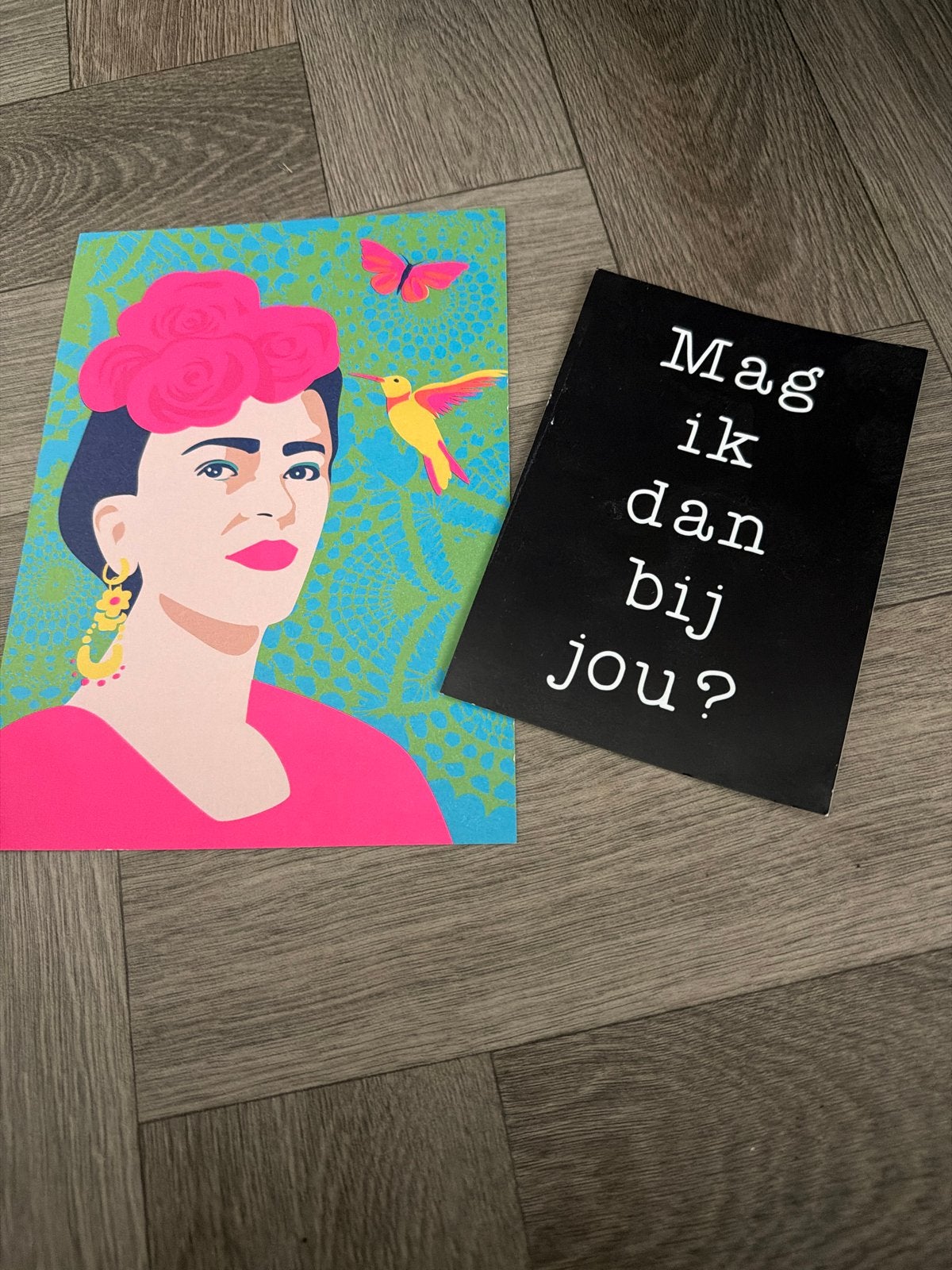 Kaarten: Frida Kahlo & 'Mag ik dan bij jou?', Ophalen of Verzenden, Zo goed als nieuw, Overige thema's