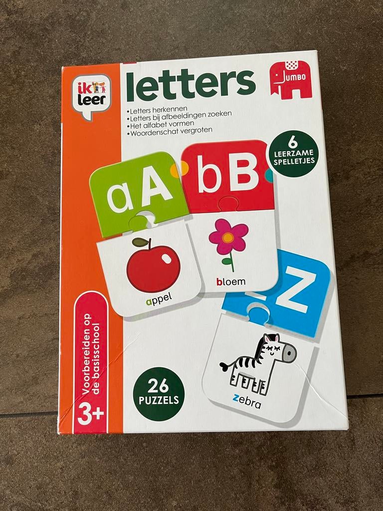 Ik leer letters Jumbo, Ophalen of Verzenden, Zo goed als nieuw