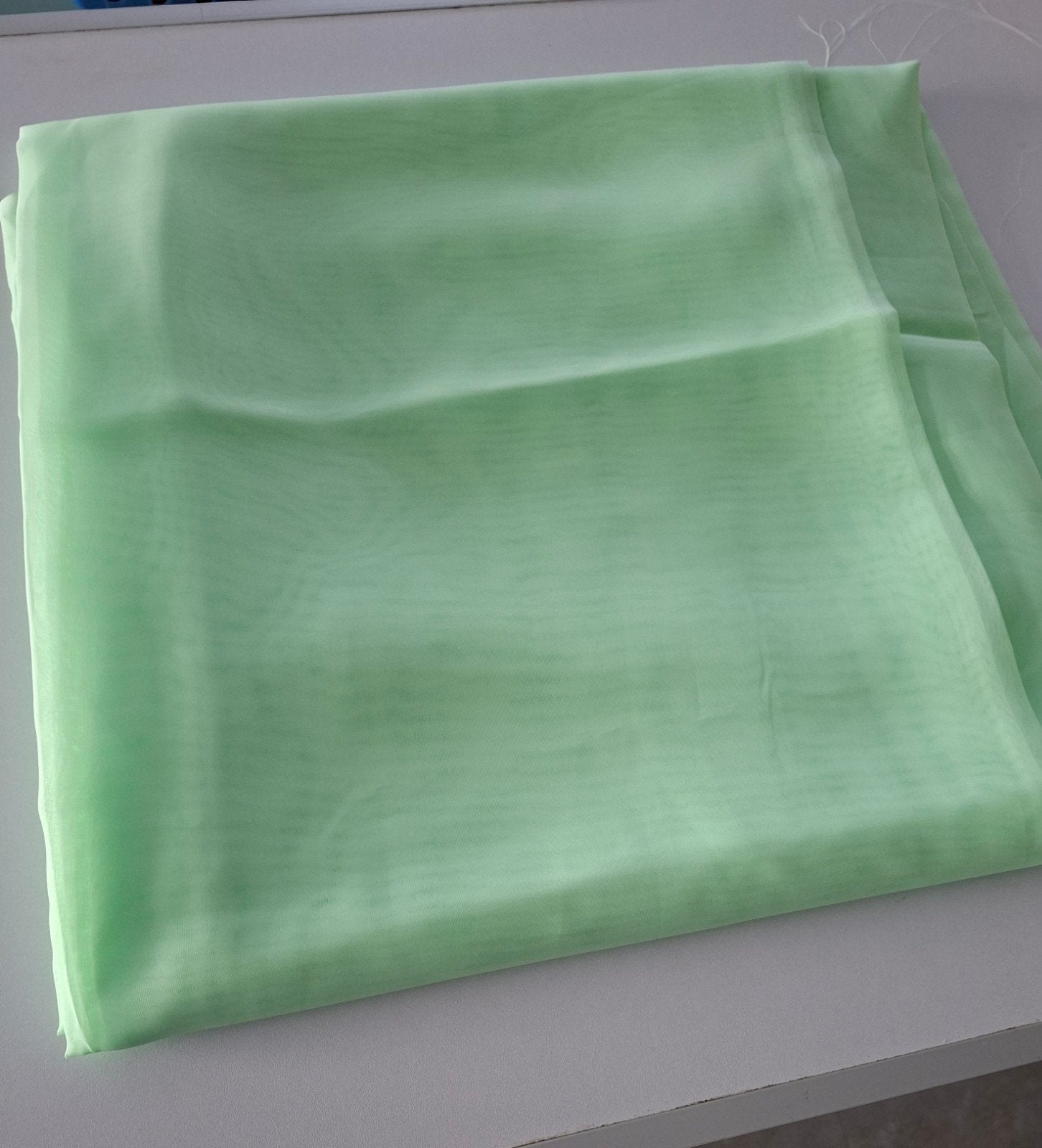 Stof voor vitrages - 3 x 3 meter, Vitrage, Ophalen of Verzenden, Polyester, Groen