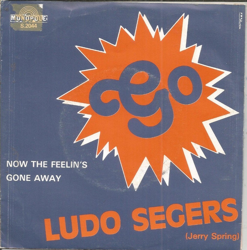 Jerry Spring (Ludo Segers) – Go (1982), Gebruikt, Fotohoes, 7 inch, Ophalen of Verzenden