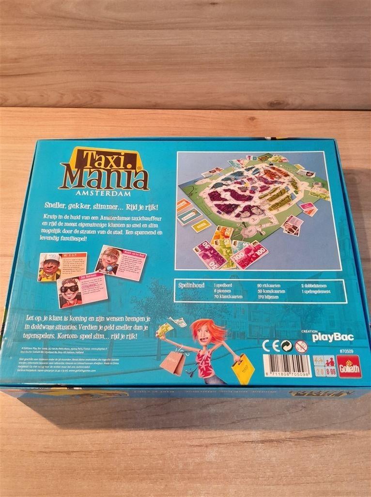 Taxi mania - s6277, Hobby en Vrije tijd, Gezelschapsspellen | Bordspellen, Verzenden, Zo goed als nieuw