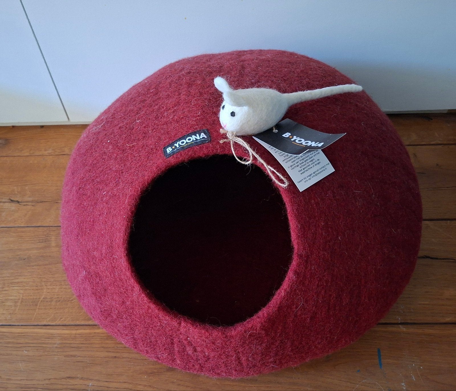 Be Yoona kattenhuisje van wol, Ophalen of Verzenden, Zo goed als nieuw, Wol