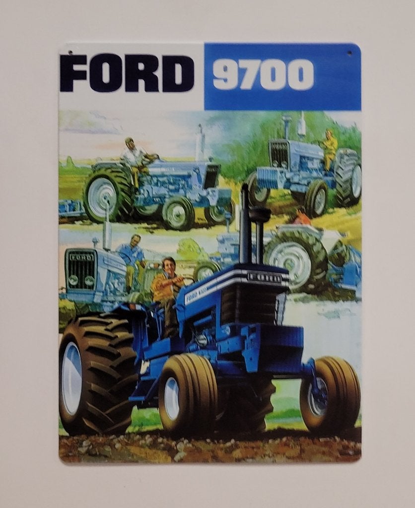 Ford 9700 Tractor reclamebord van metaal wandbord decoratie, Reclamebord, Info@deconoord.nl, Deco Noord, Nieuw