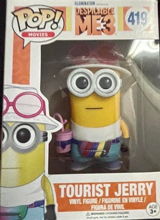 Funko Pop! Tourist Jerry #419 - Despicable Me 3, Ophalen of Verzenden, Zo goed als nieuw