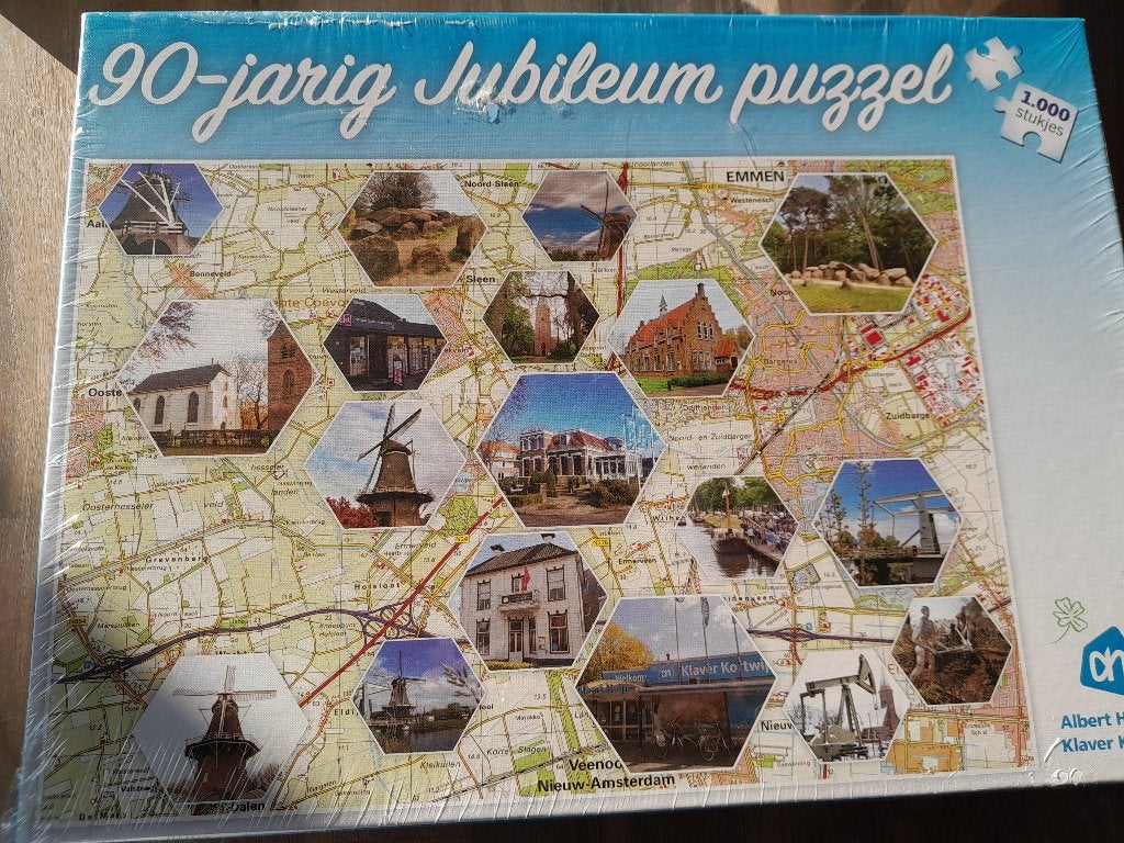 Legpuzzel 1000 stukjes Drente, Ophalen, 500 t/m 1500 stukjes, Zo goed als nieuw