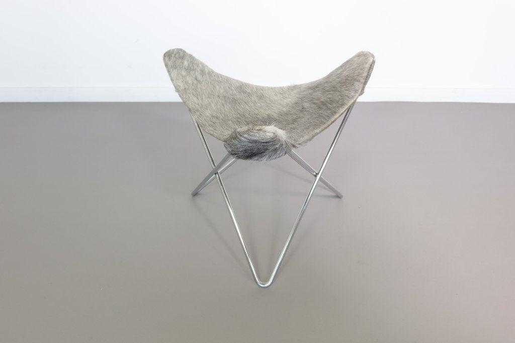 Vintage vlinder kruk, Jorge Ferrari Hardoy,Knoll , jaren 60., Minder dan 50 cm, Gebruikt, 125 cm of meer, Ophalen of Verzenden
