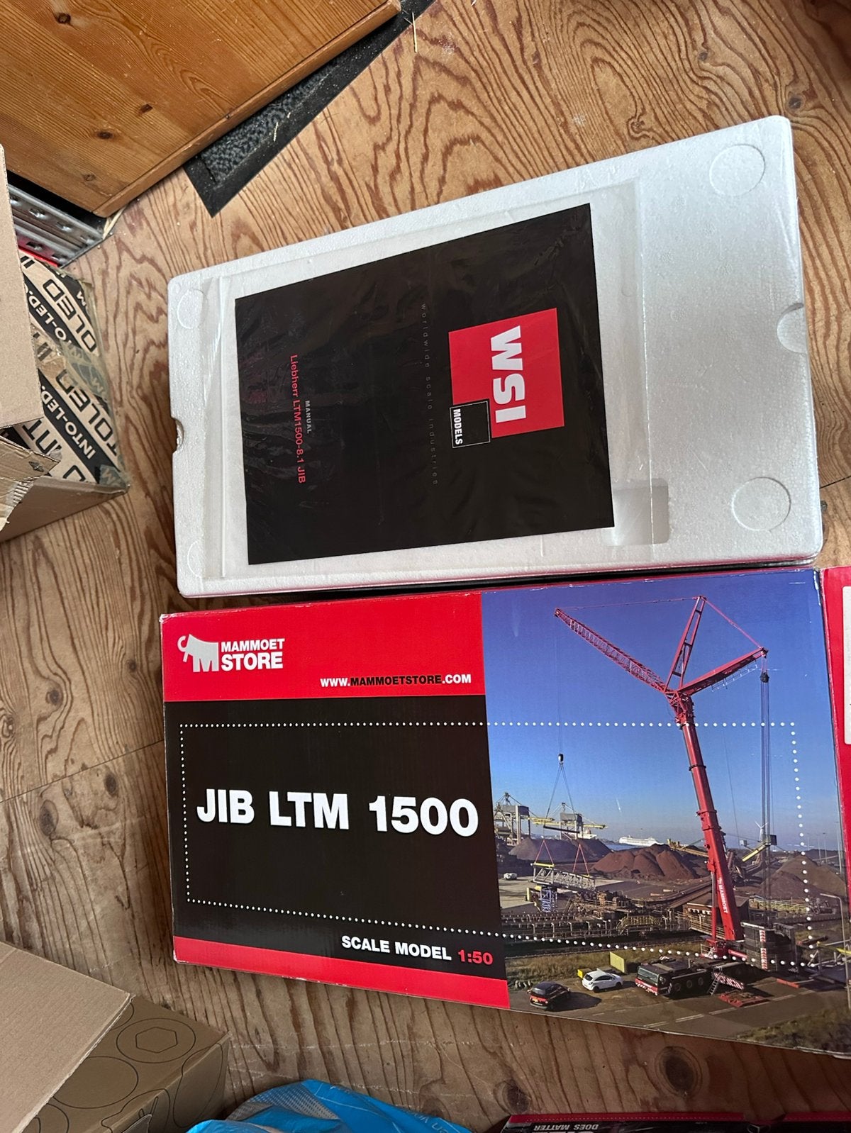 WSI mammoet Jib, LTM 1500 & 1750, liebherr, Ophalen of Verzenden, Zo goed als nieuw, Hijskraan, Tractor of Landbouw, Wsi