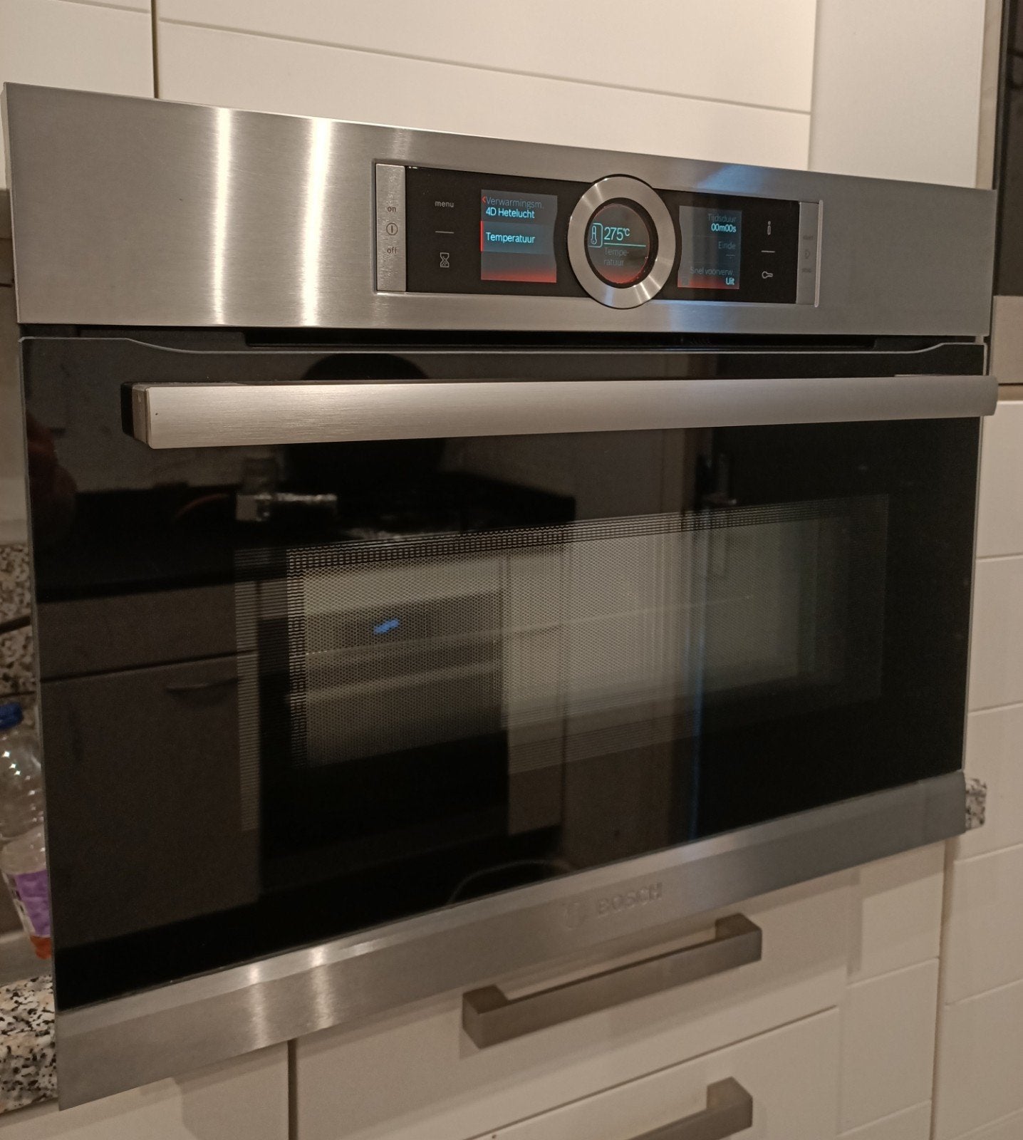 Luxe Bosch Combi Oven -Magnetron CMG636NS2, Witgoed en Apparatuur, Ovens, Ophalen, Bosch, Inbouw, Hete lucht