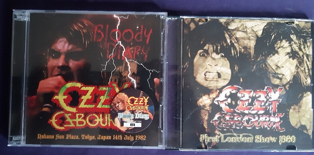 Ozzy Osbourne Live 1982 Numbered 2cd +bonus cd Black Sabbath, Heavy metal, Verzenden, Zo goed als nieuw, Live-album