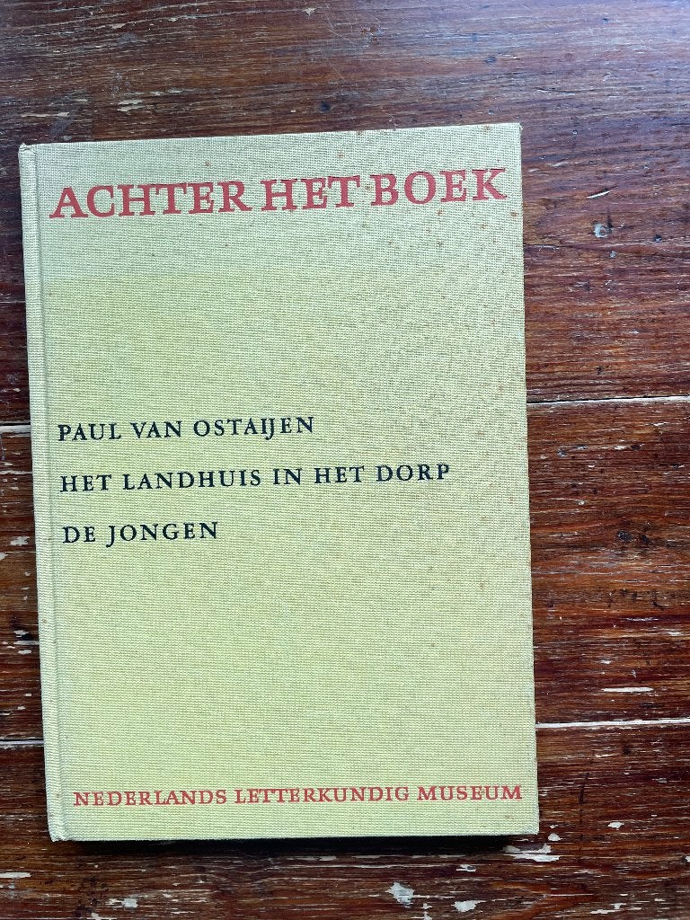 Gerrit Borgers Paul van Ostaijen Het landhuis in het dorp, Gelezen, Ophalen of Verzenden, Nederland, Gerrit Borgers