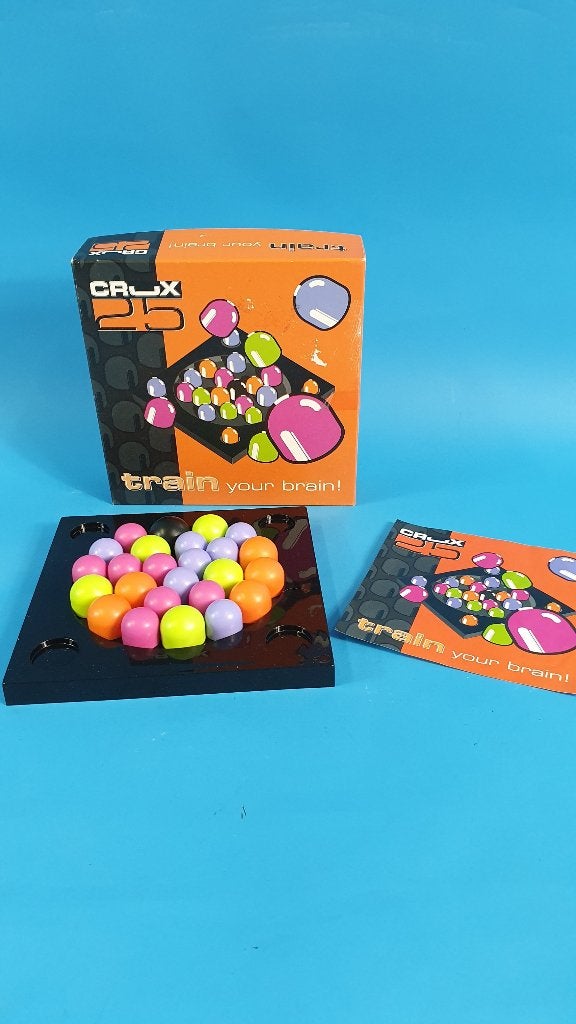 Crux 25 Train your Brain bordspel denkspel. 7A6, Hobby en Vrije tijd, Tweedehands verkoop, Tweedehands verkoop, Gebruikt, Ophalen of Verzenden