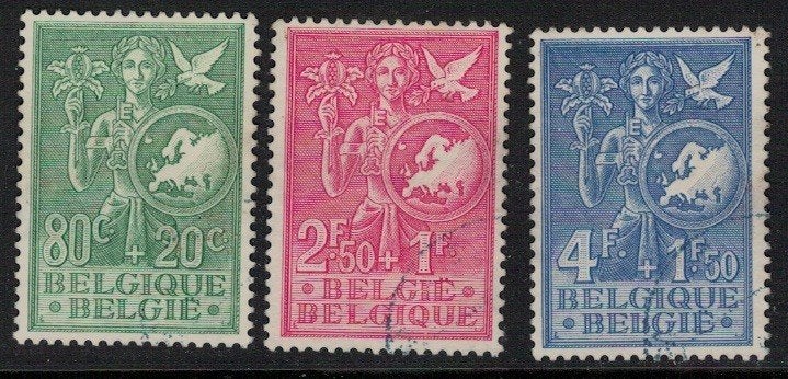 V29 Belgie 976/78 gestempeld, Verzenden, Postfris