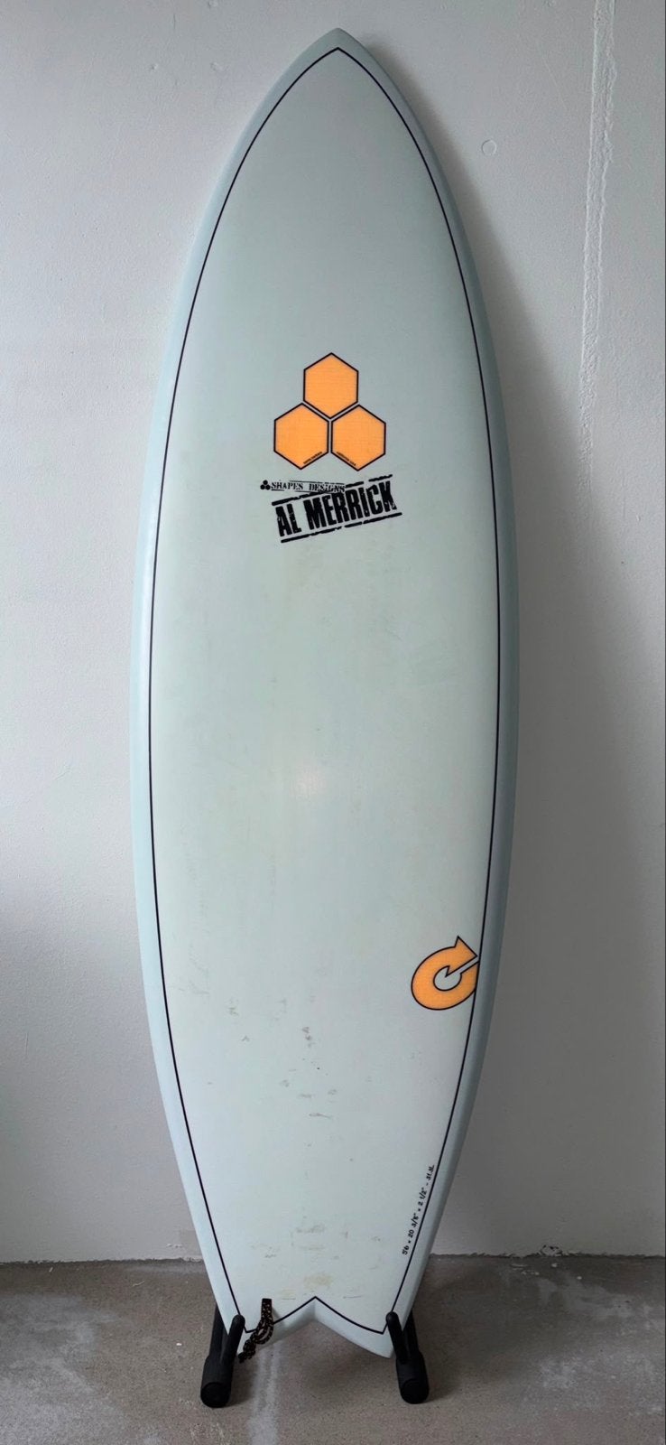 Al Merrick Channel Island Pod Mod Surfboard - ZGAN, Watersport en Boten, Golfsurfen, Ophalen, Zo goed als nieuw, Shortboard, Met vinnen