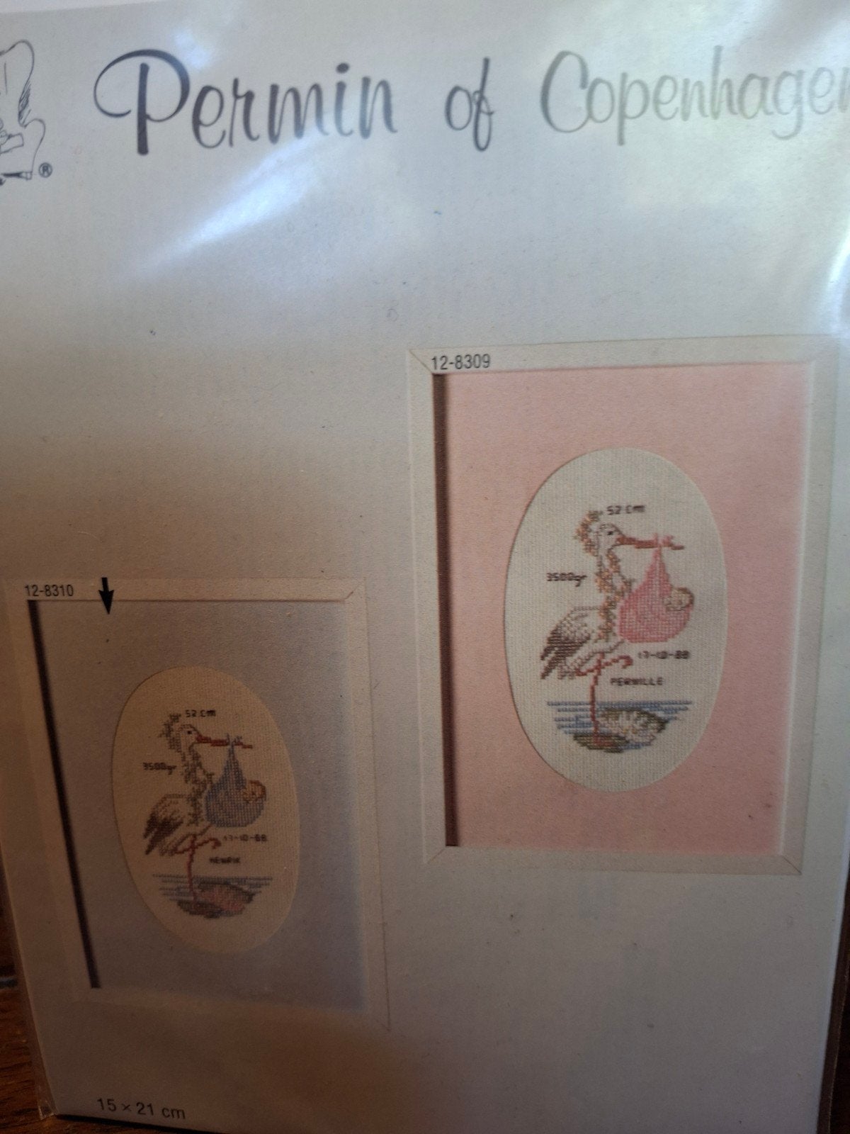 Kaart -geboorte, Hobby en Vrije tijd, Borduren en Borduurmachines, Ophalen of Verzenden, Nieuw, Borduurpakket