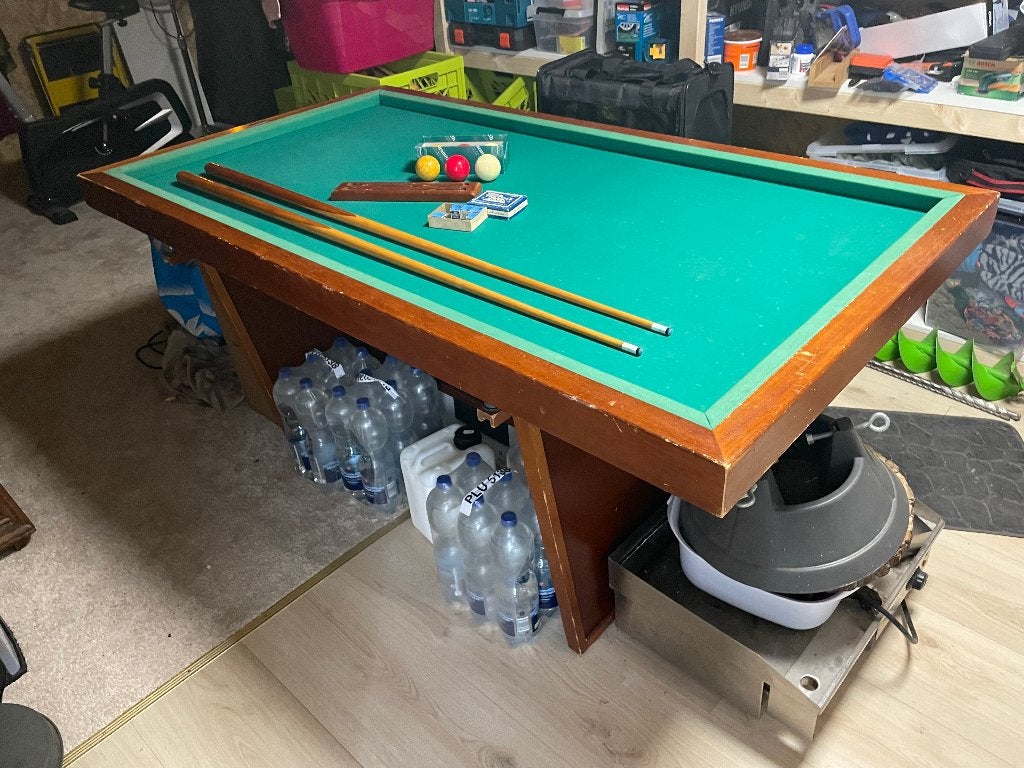 Biljart, Ophalen, Gebruikt, Biljarttafel