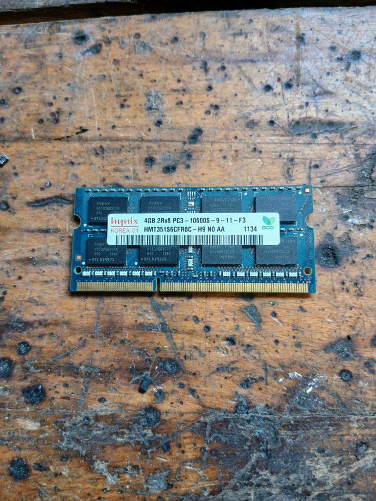 Hynix 4GB DDR3 RAM Geheugen voor Laptop, Gebruikt, Onbekend, DDR3, Ophalen of Verzenden