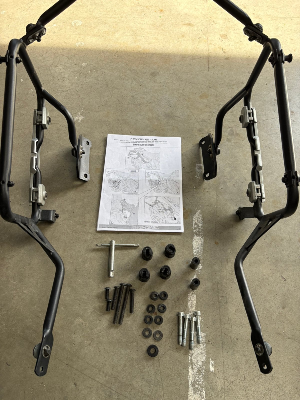 GIVI Kofferrek met quick release systeem voor BMW R1300 GS, Motoren, Accessoires | Koffers en Tassen, Ophalen of Verzenden, Zo goed als nieuw