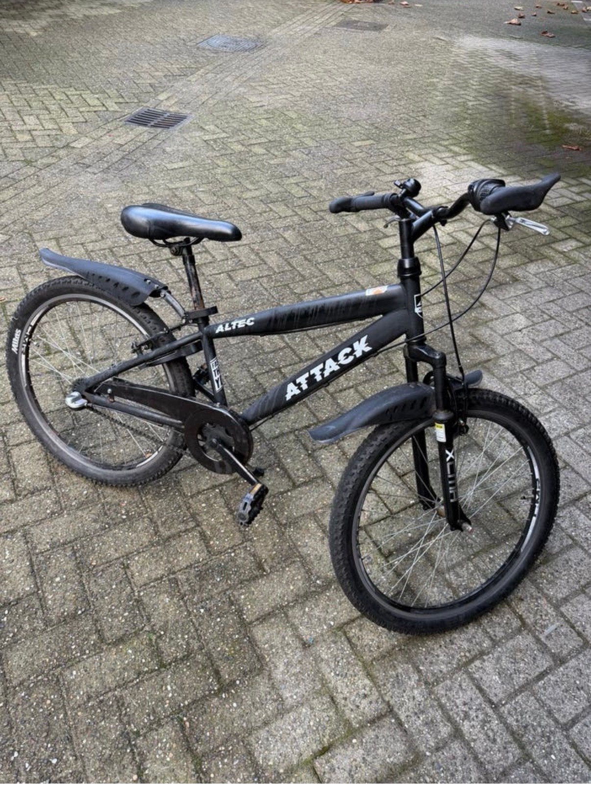 Altec Altec Novada Jongensfiets 24 inch Zwart, Fietsen en Brommers, Ophalen, Gebruikt