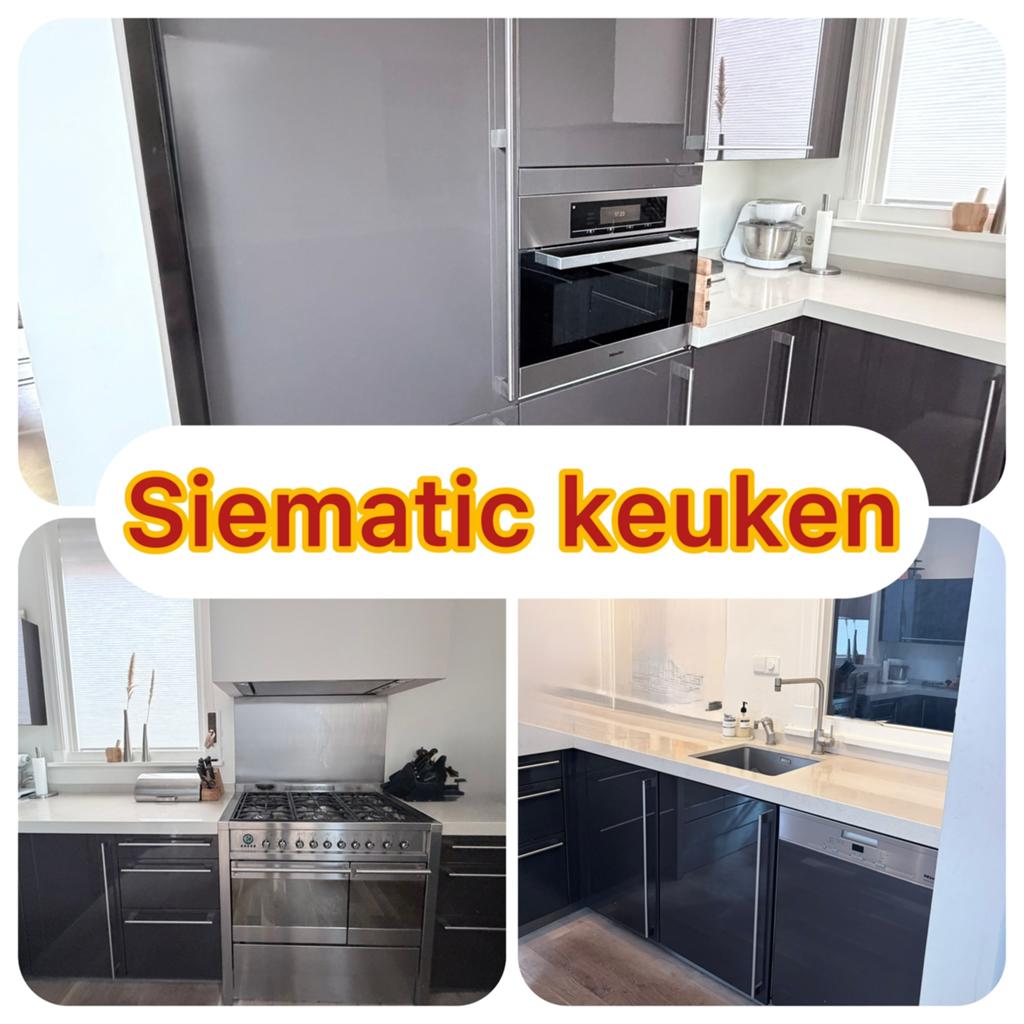 Complete Siematic keuken met apparatuur (zelf demonteren), Huis en Inrichting, Ophalen, Gebruikt, U-keuken, Bruin