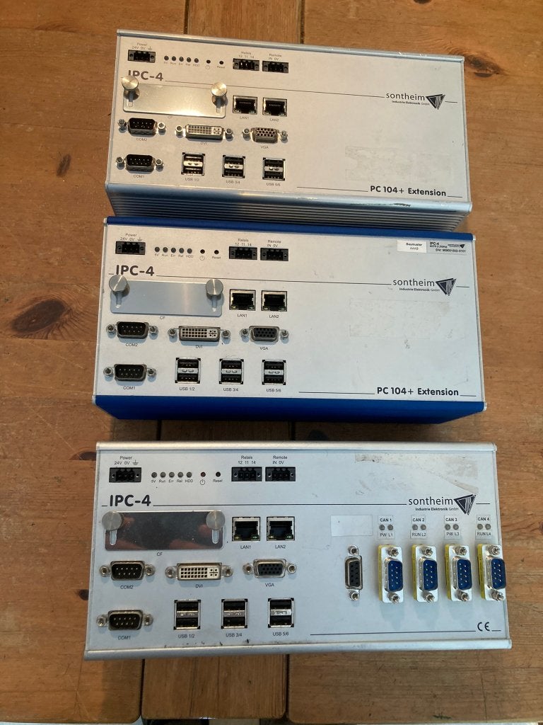 3x Sontheim IPC-4 Industrial PC Rugged Process Automation PC, Computers en Software, 256 GB, Minder dan 4 GB, Verzenden, Minder dan 2 Ghz