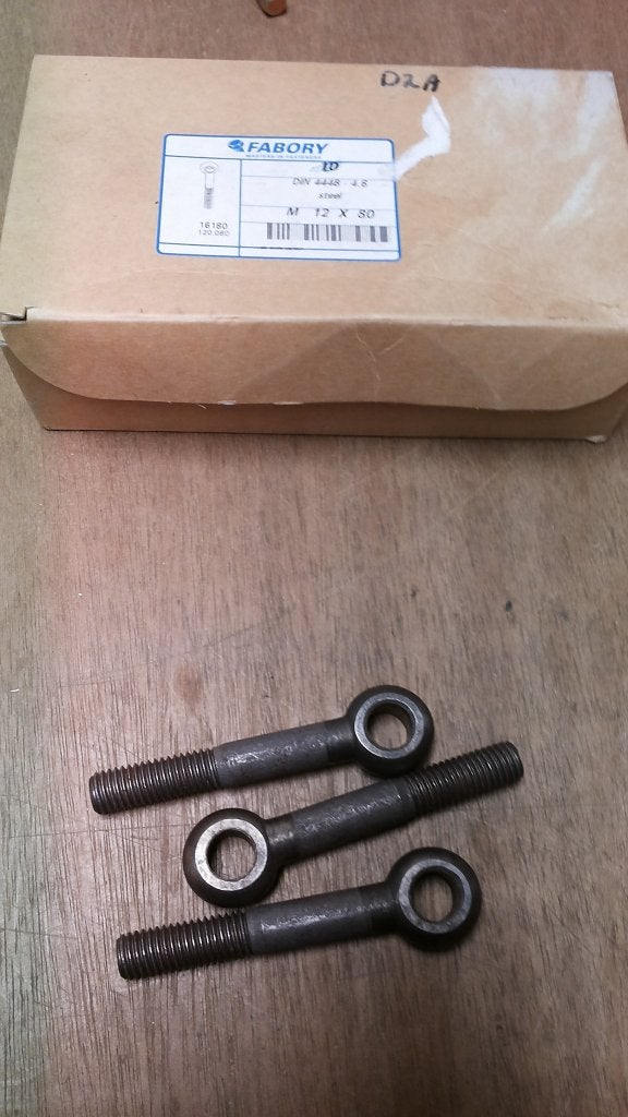 Knevelschroef 12x80 din444 Fabory 16180120080, Verzenden, Nieuw
