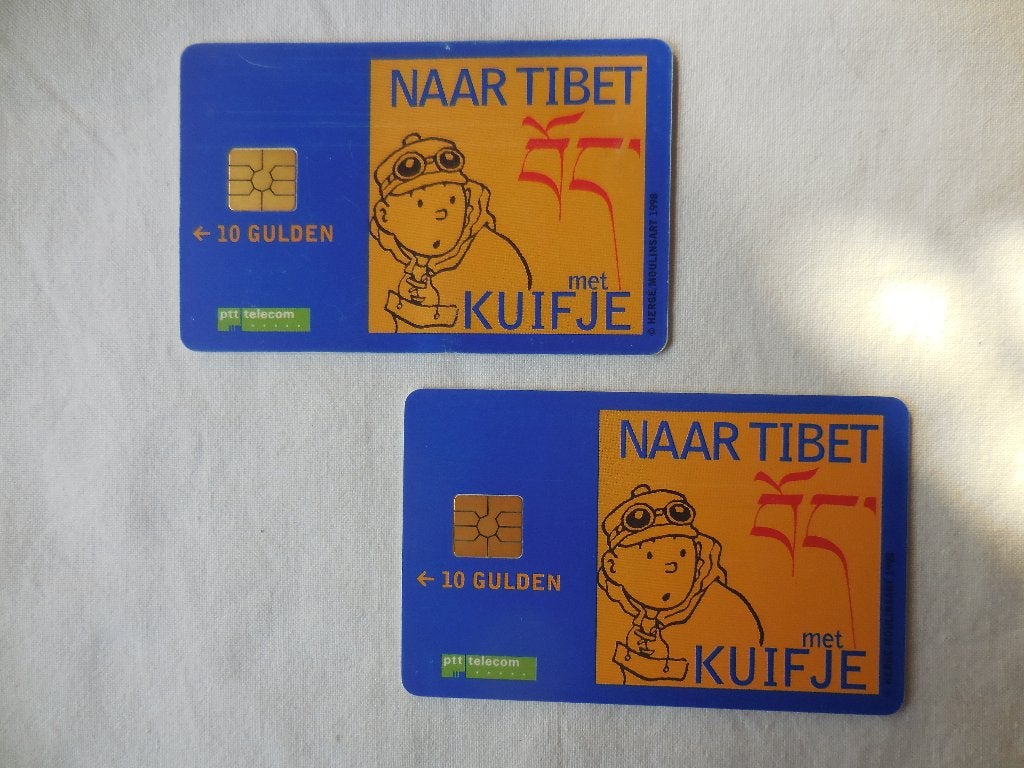 Kuifje Telefoonkaarten, Verzamelen, Ophalen, Kuifje, Gebruikt, Beeldje of Figuurtje
